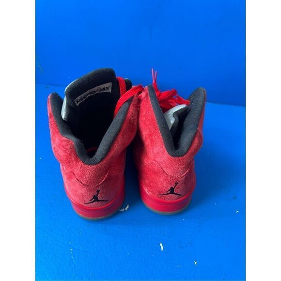 Nike Air Jordan 5 Retro Mens Size 8.5  Red Athletic Basketball Shoes 136027-602 - Picture 4 of 6